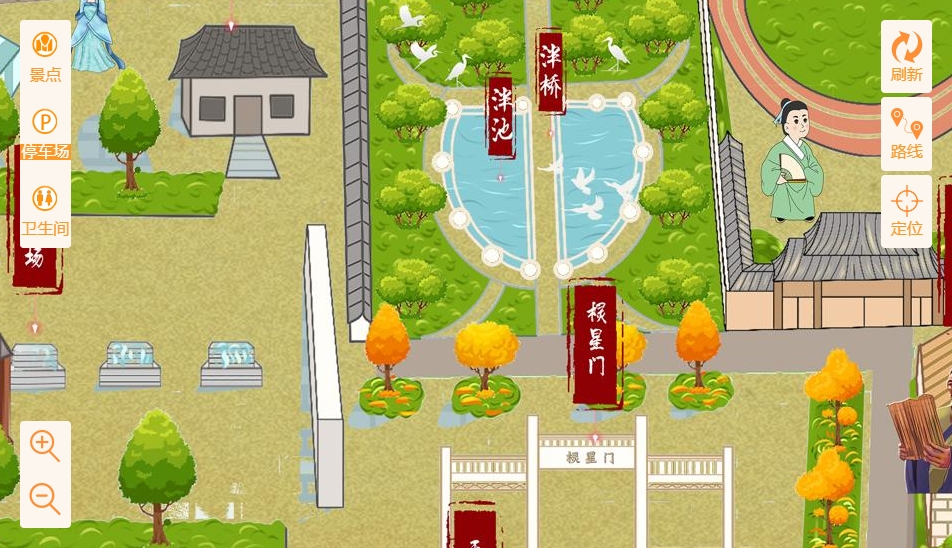 道孚手绘地图景区语音讲解导览系统：智慧景区建设的基石